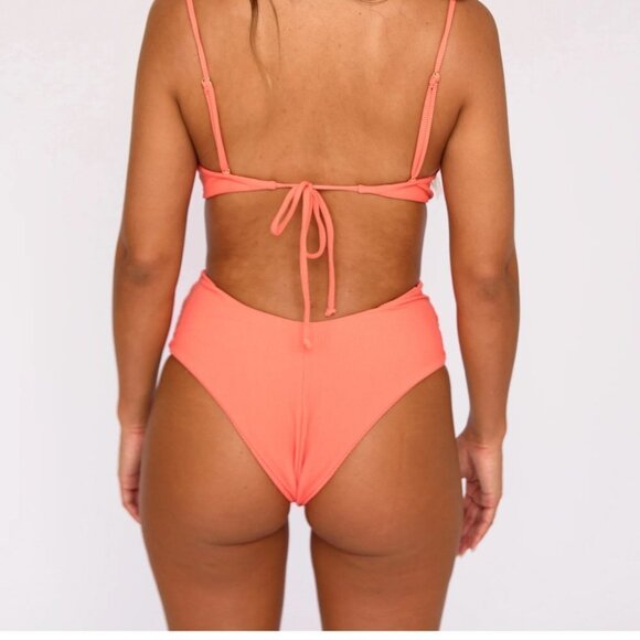 Skatie 'Melly' Bikini Bottom in GUAVA - Picture 7 of 12